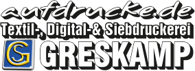 Siebdruck Werbung Greskamp